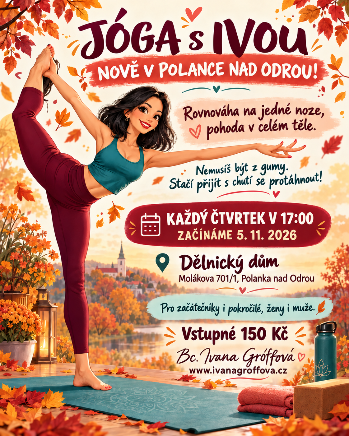 Jógování v Polance nad Odrou